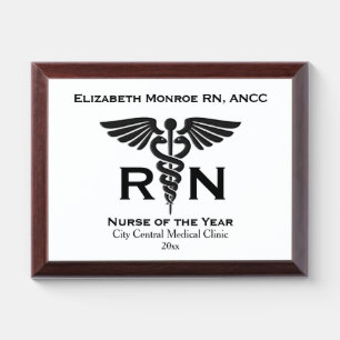 Nurse Medical Award Plaque