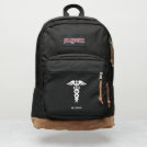 Nurse Medical Caduceus Black Personalized JanSport Backpack Nurse Medical Caduceus Black Personalized JanSport Backpack