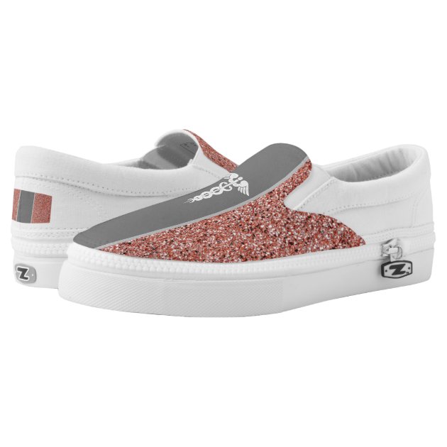 glitter nurse shoes