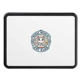 Nurse Medical Cat Funny Cat Lover Design - Nurse M Hitch Cover