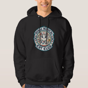 Nurse Medical Cat Funny Cat Lover Design - Nurse M Hoodie