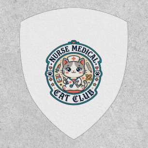 Nurse Medical Cat Funny Cat Lover Design - Nurse M Patch