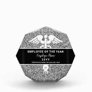 Nurse Medical Employee Of Year Personalized Acrylic Award