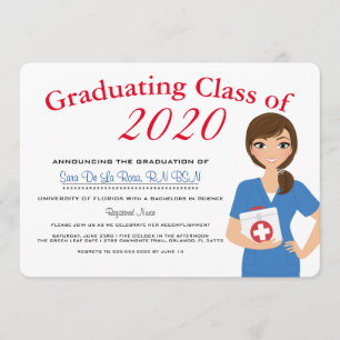 Nurse Medical Graduation Invitation