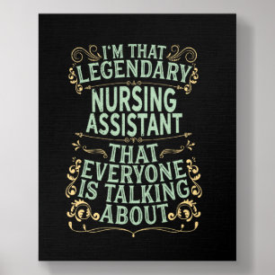 Nurse Medical Hospital - Legendary Nursing Assista Foam Core Photo Tile