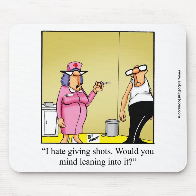 Nurse/Medical Humor Mouse Pad "Spectickles" (Front)