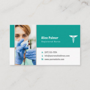 Nurse Medical Professional Business Card