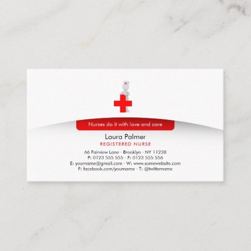 Nurse  Medical Professional Business Card