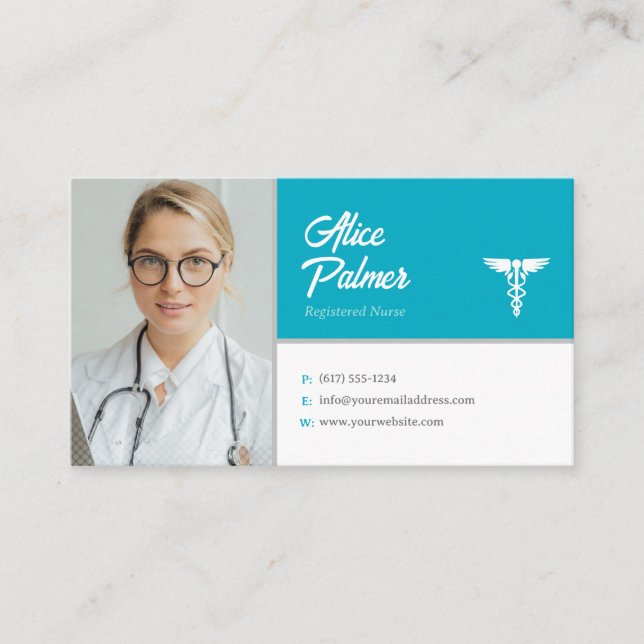 Nurse | Medical Professional Business Card (Front)