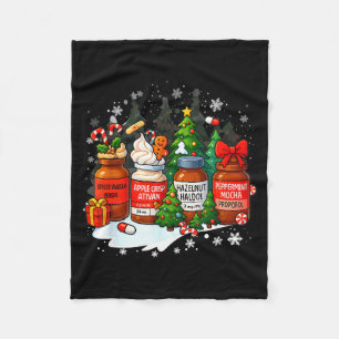 Nurse Medical Profol Ativan Haldo Christmas Health Fleece Blanket