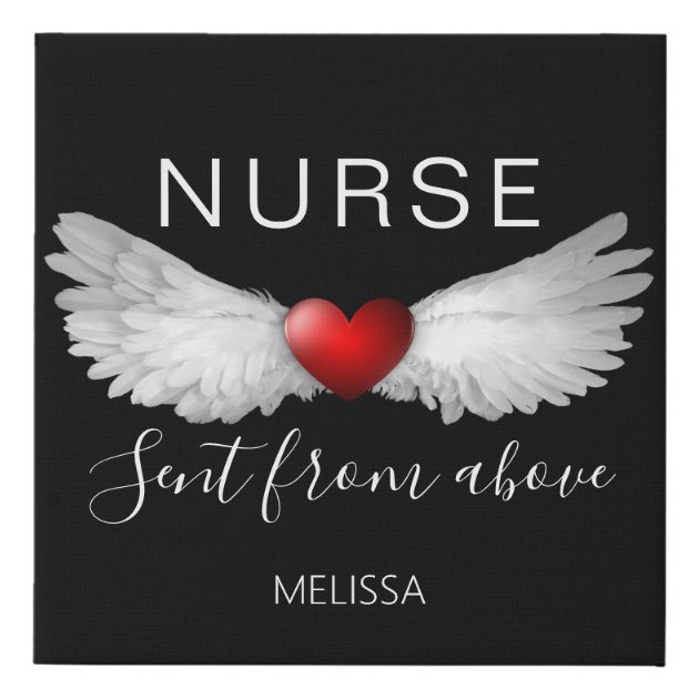 Nurse Wings Stencil 4 Inch Medical Angel RN Symbol Design Reusable Sheet For DIY Craft Crafting Card Making Cookie Cake Airbrushing Small Miniature MIN287