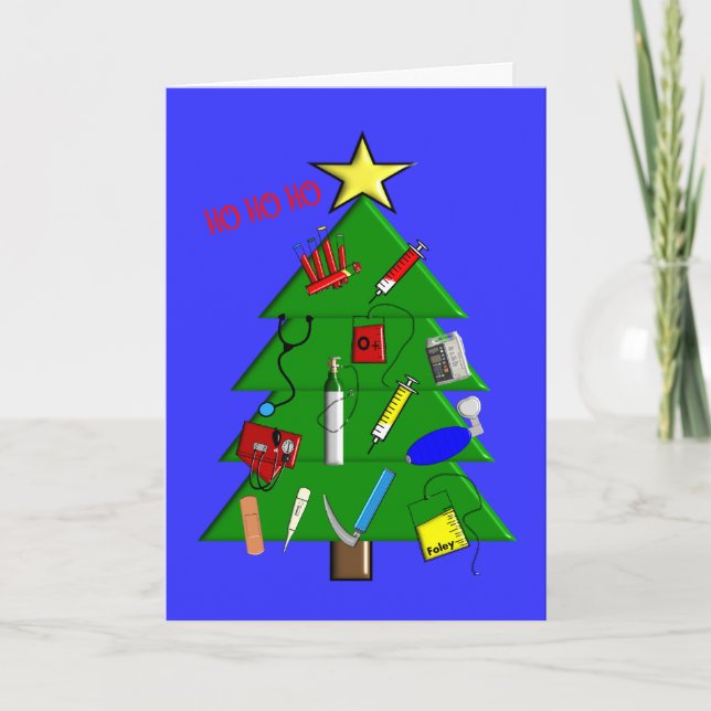 Nurse/Medical Staff Christmas Cards and Gifts (Front)