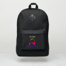 Nurse Medical Stethoscope Silhouette Custom Name Port Authority® Backpack Nurse Medical Stethoscope Silhouette Custom Name Port Authority® Backpack