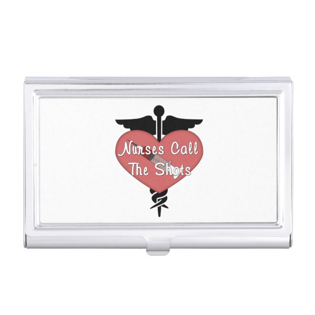 Nurse Medical Stethoscopes Business Card Holder (Front)