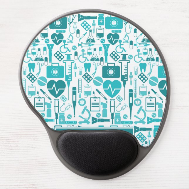 Nurse / Medical Student - Add Your Name /Monogram  Gel Mouse Pad (Front)
