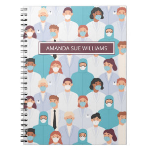 Nurse / Medical Student - Add Your Name /Monogram  Notebook
