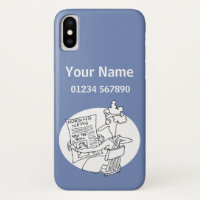 Nurse - Medical Theme Cartoon iPhone X Case
