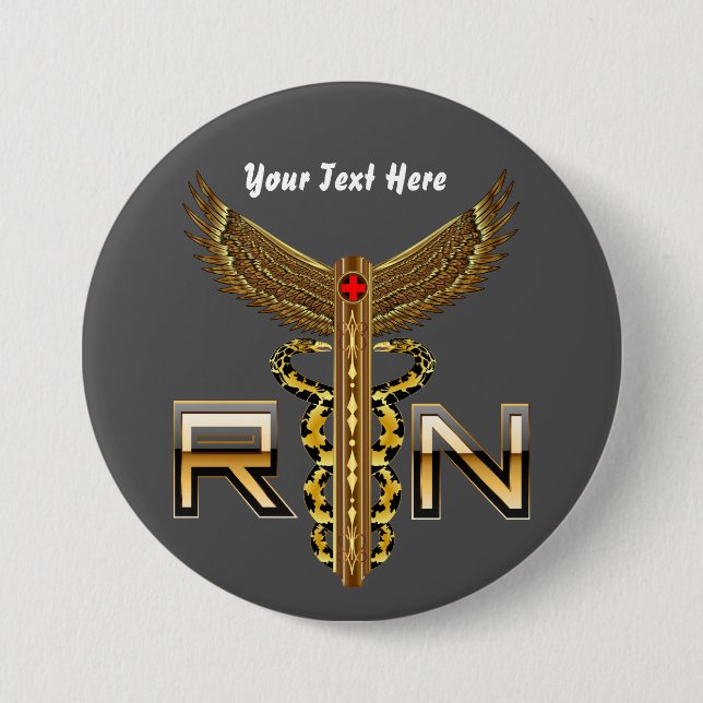 Nurse Men Women View about design below Button (Front)