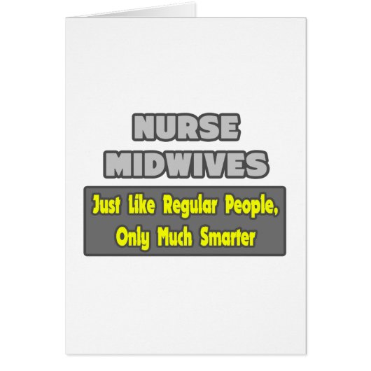 Nurse Midwives .. Smarter Cards (Front)
