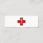 Nurse Mini Business Card (Back)