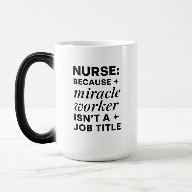 Nurse Miracle Worker mug (Left)