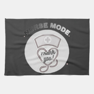Nurse Mode Thank You Heart Stethoscope Design Kitchen Towel