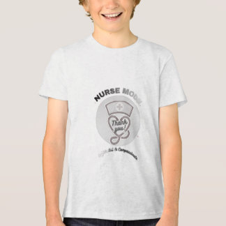 Nurse Mode Thank You Heart Stethoscope Design Tri-Blend Shirt