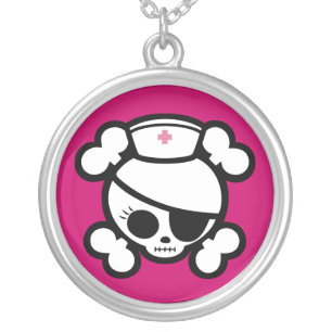 Nurse Molly Silver Plated Necklace