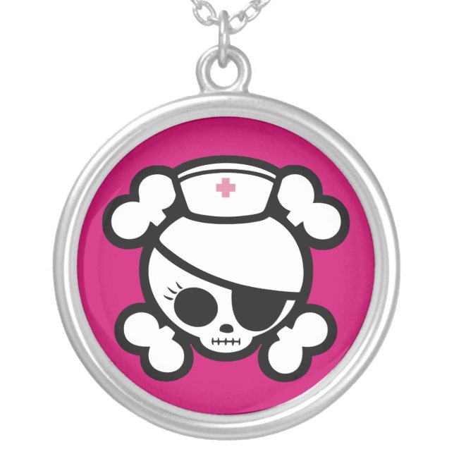 Nurse Molly Silver Plated Necklace (Front)