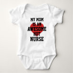 Nurse Mom Baby Bodysuit at Zazzle