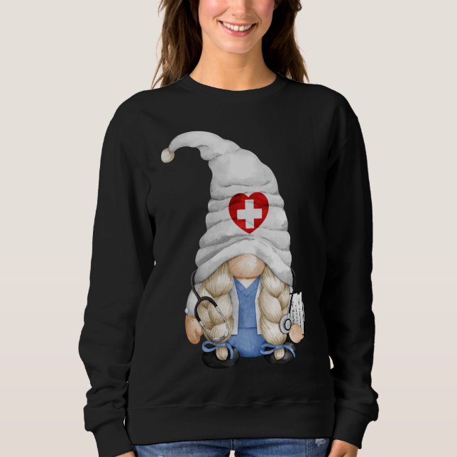 Nurse Mom Family Group Halloween Costumes With Cut Sweatshirt (Front)