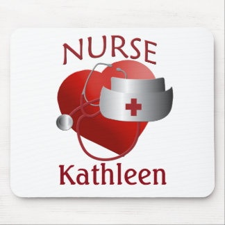 Nurse Name Nurses Heart Custom Mousepad