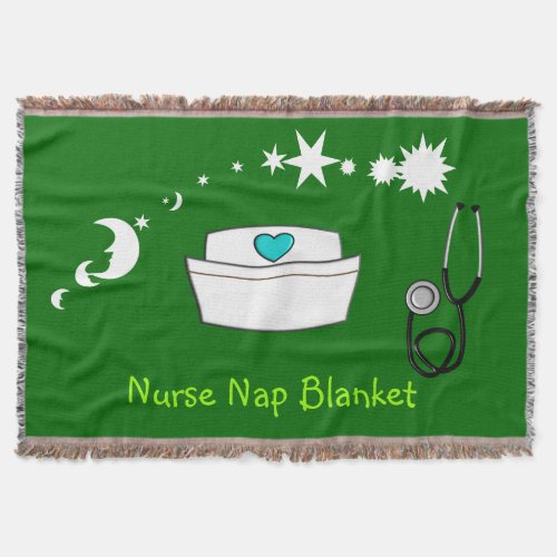 Nurse Nap Blanket Lime Green