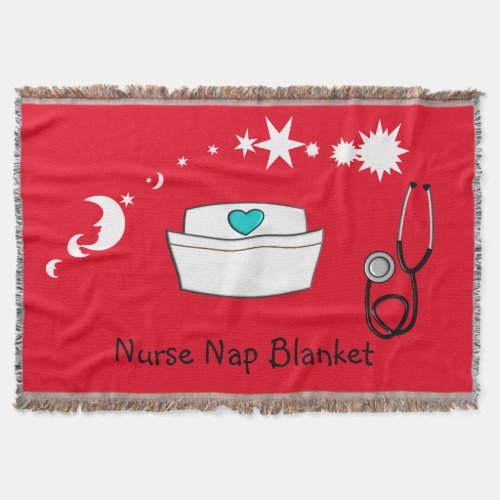 Nurse Nap Blanket Red