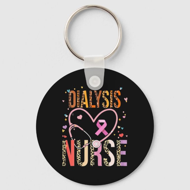 Nurse Nephrology Kidney Disease Nursing 2  Keychain (Front)