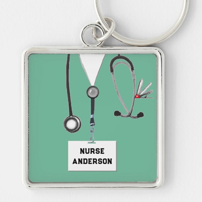 Nurse Novelty Gift Keychain (Front)