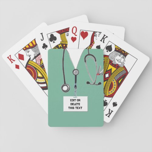 Nurse Novelty Gift Poker Cards