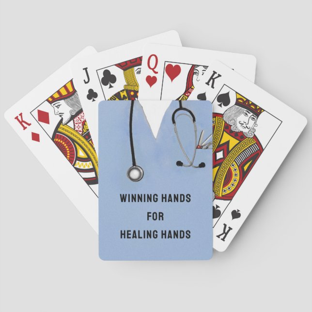 Nurse Novelty Gifts Poker Cards (Back)
