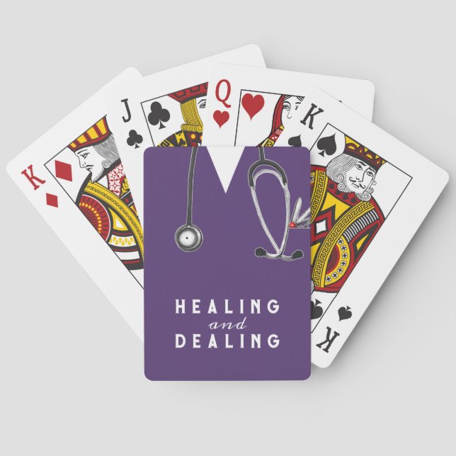 Nurse Novelty Poker Cards (Back)