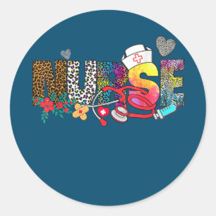 Nurse Nurse Graduation rn Nurses Nursing School Classic Round Sticker