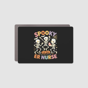 Nurse Nursing Cute Halloween Spooky Essential T-Sh Car Magnet