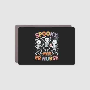 Nurse Nursing Cute Halloween Spooky Essential T-Sh Car Magnet