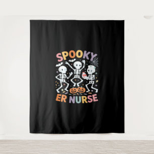 Nurse Nursing Cute Halloween Spooky Essential T-Sh Tapestry