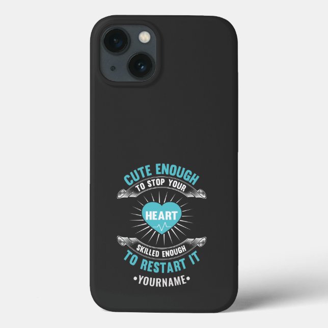 Nurse Nursing Funny Nurse Case-Mate iPhone Case (Back)