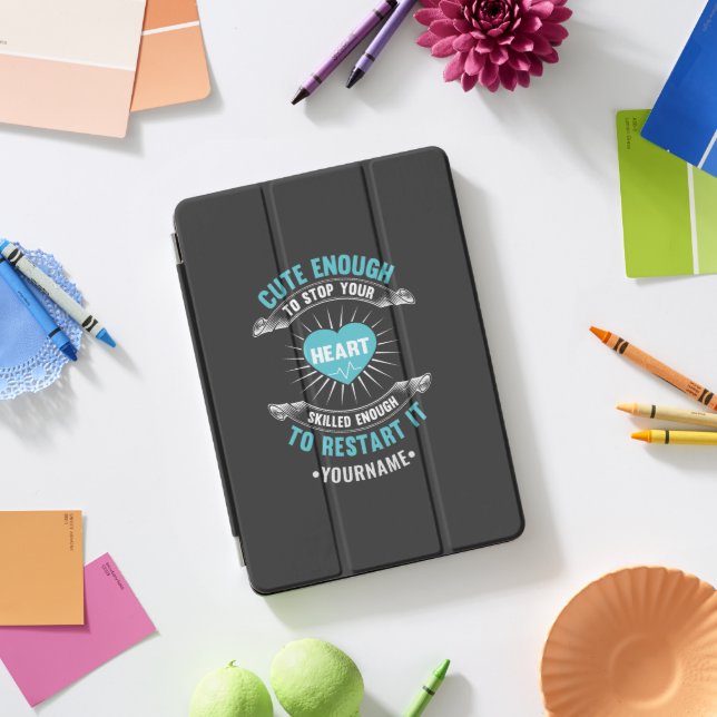 Nurse Nursing Funny Nurse iPad Pro Cover (Desk)