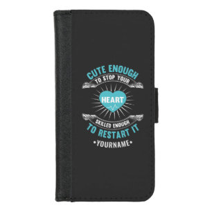 Nurse Nursing Funny Nurse iPhone 8/7 Wallet Case