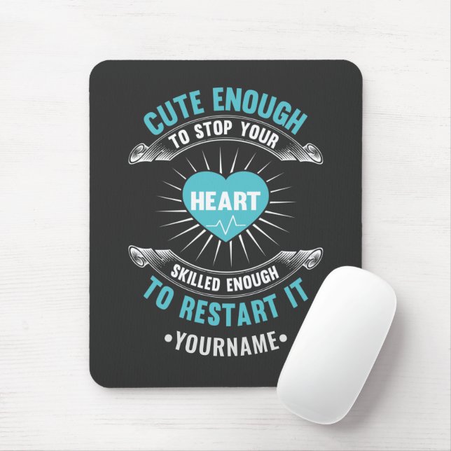 Nurse Nursing Funny Nurse Mouse Pad (With Mouse)