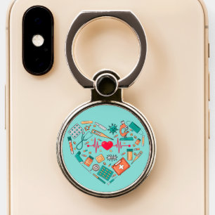 Nurse Nursing Heart Tool Phone Ring Stand