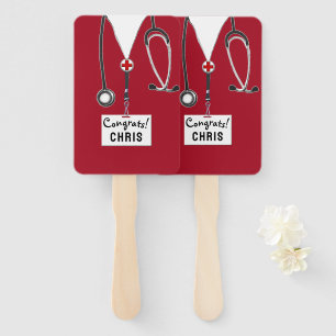 Nurse Nursing School Grad Hand Fan