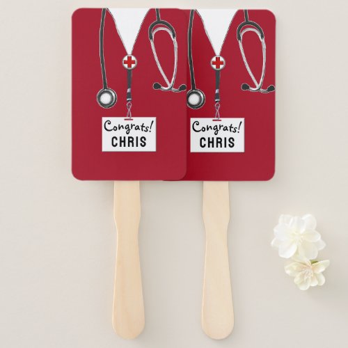 Nurse Nursing School Grad Hand Fan